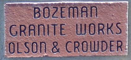 Engraved brick project