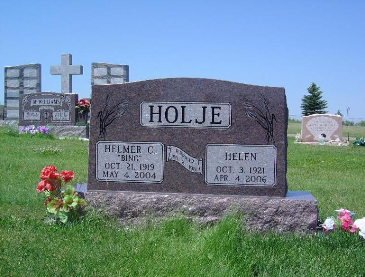Memorial monument crafted by Bozeman Granite Works